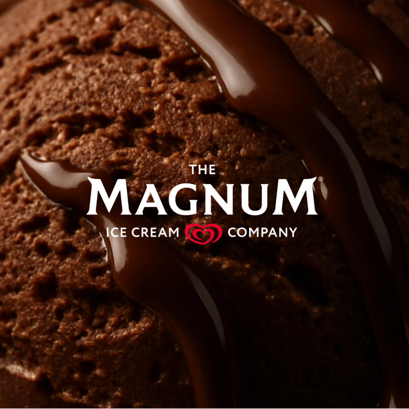 Chocolate ice cream and chocolate sauce